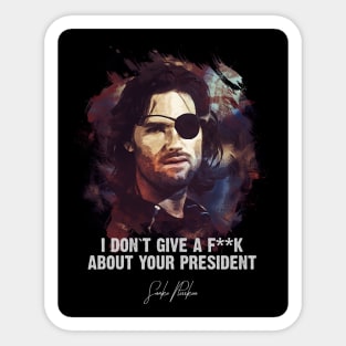 Snake Plissken - Escape From New York Sticker